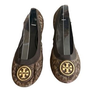 Tory Burch Caroline 2 Leopard Print ballet Flats Women’s Size 7